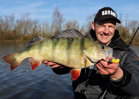 Guma Savage Gear Cannibal 6,8cm | Flou Yellow Glow