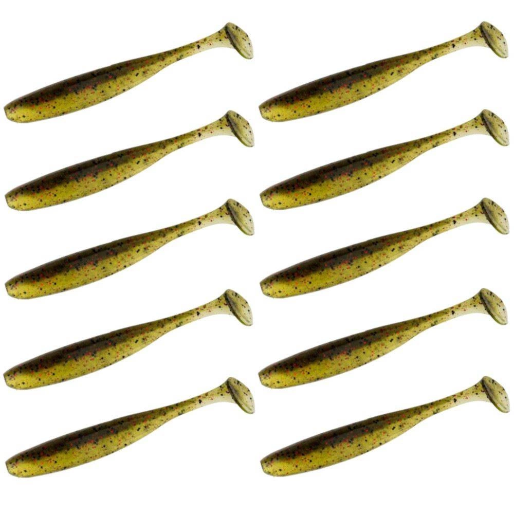 Keitech Easy Shiner 3"/7,6 cm #208 Water melon PP. Red - 10szt.