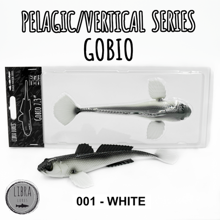 Przynęta Libra Lures Gobio 7.3" | 18.54 cm | 001 - White