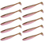 Guma Keitech Easy Shiner 3" | 7,6cm | LT#52 Green Pumpkin Pink | 10 szt.