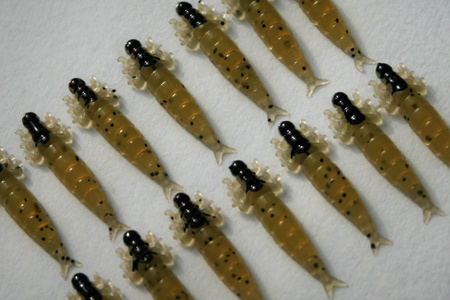 Przynęta FISHCHASER Chruścik / 2.4cm / 5szt. / Olive And Pepper