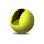 Koraliki wolframowe Gurza Slotted Tungsten Beads CH UV | #3 | 0.294g | 3.3mm