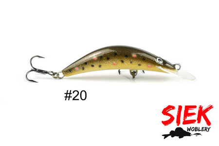 Wobler Siek Banan 7cm - pływający - 20