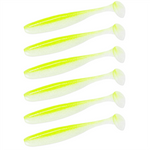 Guma Keitech Easy Shiner 4.5" | 11,43cm | #CT13 Chartreuse Shad | 6 szt.