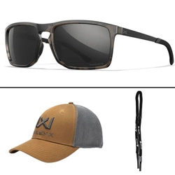 Okulary Wiley X - Axe Captivate Polarized Black Mirror Lenses with Matte Tortoise Brown Frame