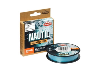 Plecionka BERKLEY Nautil Inshore Braid 0.12mm / 5.4kg / Aqua Blue