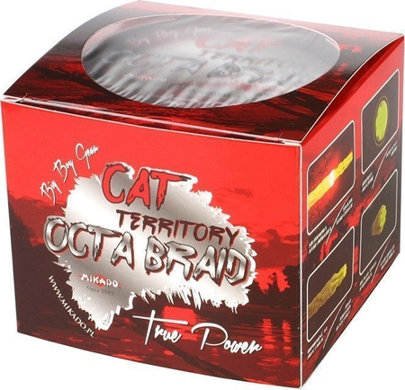Plecionka Mikado Cat Territory Octa Braid 0,40 | yellow | 300m
