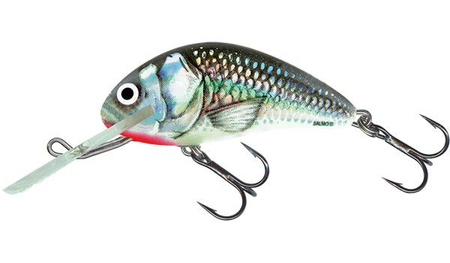 Wobler Salmo Hornet 4cm | Holographic Grey Shiner | tonący