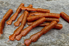 Guma Great Fish GF2 Leech 6cm | Motor Oil Red | rybny | 10 szt.