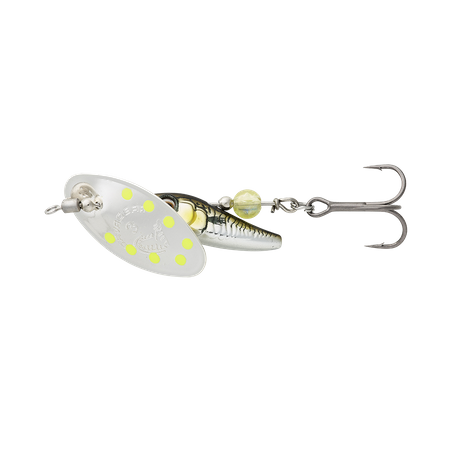 Obrotówka Savage Gear Sticklebait Spinner #3 | Green Silver Ayu