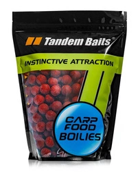 Kulki proteinowe Tandem Baits Carp Food Boilies 1kg - 18mm - Doskonała Truskawka