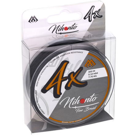 Plecionka Mikado Nihonto Fine Braid 0,12 mm | black | 300m