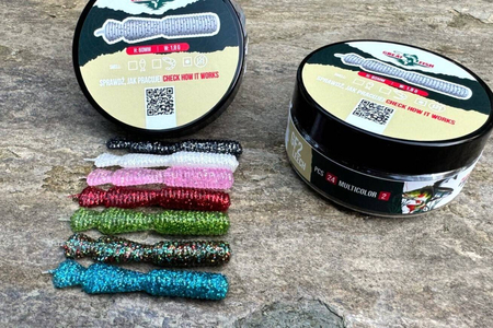 Guma Great Fish GF2 Leech 6cm | Multicolor II | bezzapachowy | 24 szt.
