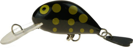 Wobler Wob-Art Natręt 2,5cm | pływający | Black Furry