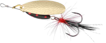 Obrotówka Mikado M-Grub nr 4 - Złota, Black Tiger