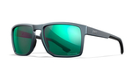 Okulary Wiley X Founder Captivate | Polarized Green Mirror | Matte Graphite Frame