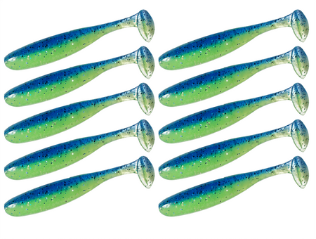 Guma Keitech Easy Shiner 3" | 7,6cm | LT#60 Blue X Chart | 10 szt.