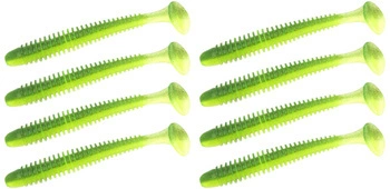 Keitech Swing Impact 4"/10,2cm #422 Lime Chartreuse - 8szt.