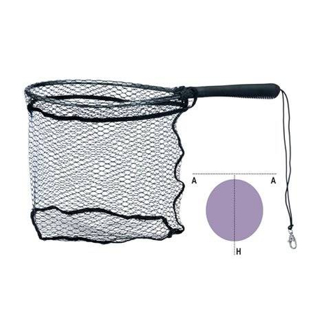 Podbierak Jaxon Soft Mesh 49x55cm | siatka gumowana