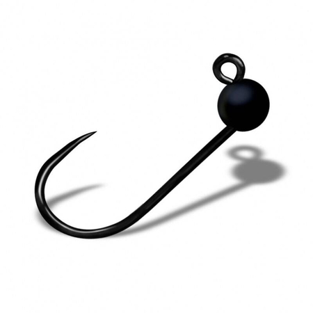 Główki jigowe wolframowe Gurza Trout J1 BL Tungsten Beads BK | #2 | 0.89g