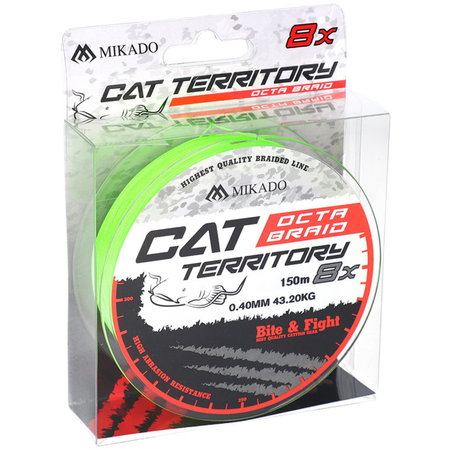 Plecionka Mikado Cat Territory Octa Braid 0,60mm | yellow | 150m
