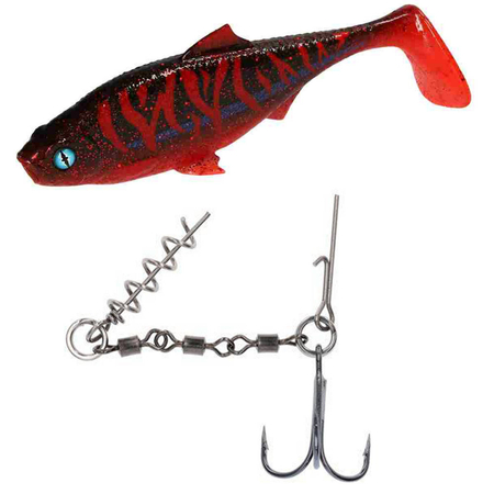 Zestaw guma Mikado MFT Roach 12cm Vampire Roach + Dozbrojka Mikado Evo Stinger