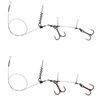 .Dozbrojki SAVAGE GEAR LINETHRU CORKSCREW RIG 2X#1 40CM 22KG 2PCS. Pasuje do gum 30+
