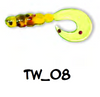 Guma Bratko Baits Twister 1,5cm | 08 | 10 szt.