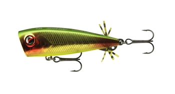 Popper Daiwa Prorex Chining Bug 7cm | 12,9g | Green Gold Red Tail
