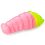 Gumy FishUp Maya 4,0cm | 1,6" | #133 Bubble Gum/Hot Chartreuse | 7szt.