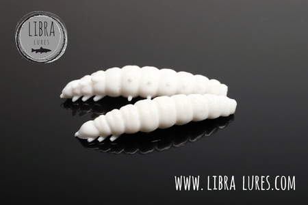 Przynęta Libra Lures Larva 3.5cm | 001 - White | kryl | 12 szt.
