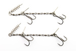 Dozbrojka Double Stinger Vis Vangen do gum 22cm+ | 3+5x Krętlik | Kotwica 2/0 | 2 szt.
