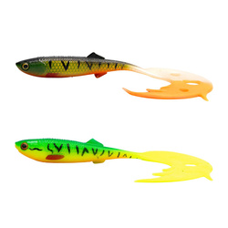 Zestaw Mikado Sicario Pike Tail 14cm Fire Tiger + Bloody Perch