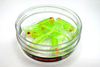 Guma Great Fish GF1 Twister 4,9cm |Glitter Light Green - Rybny- 10 szt.