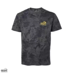 .T-Shirt Geoff Anderson Organic Tee Logo - BlackLeaf/ Orange Logo XXXL