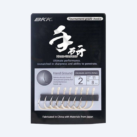 Haczyki BKK Iseama-R Hand Ground | #2 | 8 szt.