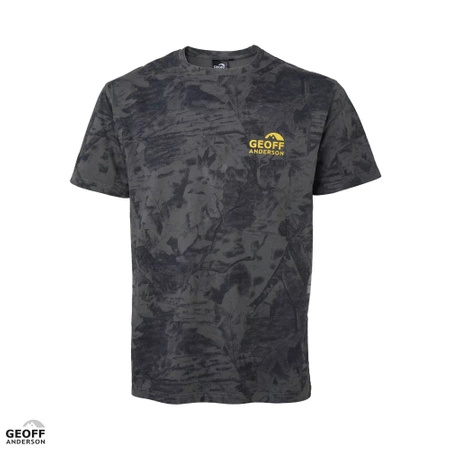 .T-Shirt Geoff Anderson Organic Tee Logo - BlackLeaf/ Orange Logo XXXL