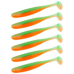 Guma Keitech Easy Shiner 4.5" | 11,43cm | CT#27T UV Lime / Orange | 6 szt.