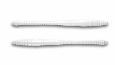 Przynęta Libra Lures Dying Worm 7cm | 001 - White | ser | 15 szt.
