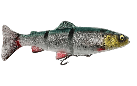 ..Savage Gear 4D Line Thru Trout 15cm S - 40g - Green Silver