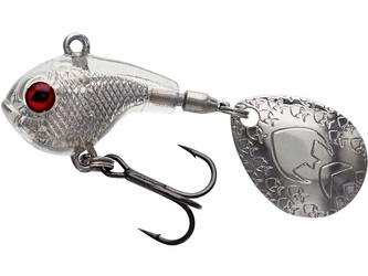 .Wirujący ogonek Westin DropBite Spin Tail Jig 2,6cm - 8g - Crystal