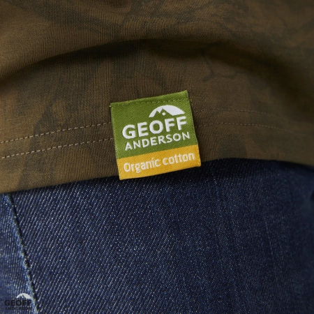 T-shirt Geoff Anderson Organic Tee | Leaf Peace Carp | S