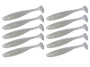 Guma Keitech Easy Shiner 3" | 7,6cm |  #370 Clear Silver Glow | 10 szt.