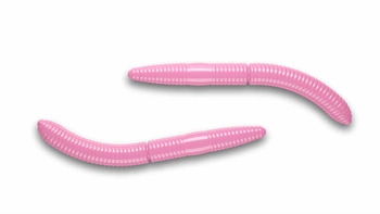 Przynęta LIBRA LURES Fatty D'Worm 7.5cm - 017 - bubble gum - 8szt (bez zapachu)