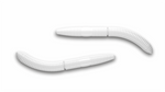 Przynęta Libra Lures Fatty D'Worm 6.5cm | 001 - White | ser | 10 szt.
