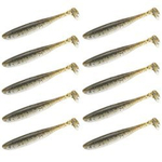Guma Keitech Easy Shiner 3" | 7,6cm |  #414 Green Pumpkin PP Shad | 10 szt.