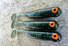 Guma Great Fish GF1 4,9cm | Magic Green | krewetkowy | 10 szt. | Dżejsiok Special Edition