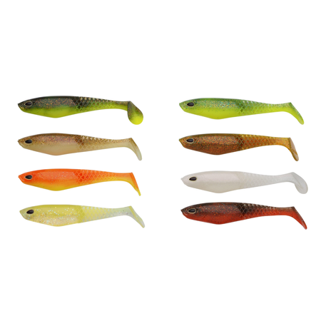 Zestaw Przynęt Berkley Power Bait Cullshad 7,5cm | Mixpack Darkwater | 8 szt.