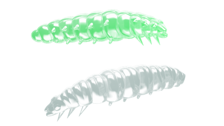 Przynęta Libra Lures Larva 3.5cm | 000 - Glow UV Green | kryl | 12 szt.