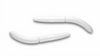 Przynęta Libra Lures Fatty D'Worm 7.5cm | 001 - White | brak zapachu | 8 szt.